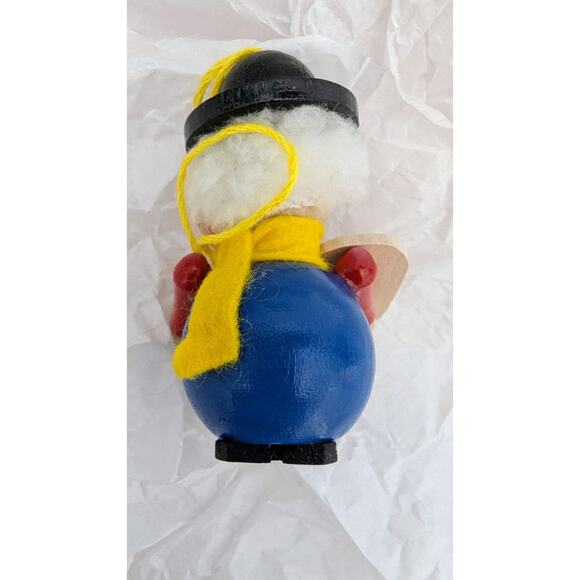 Vintage Steinbach Painter w/ Artist Palette Wooden German 3" Christmas Ornament - Picture 2 of 5